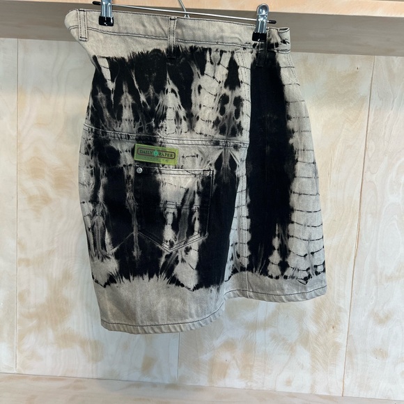 Daily Paper Shibori Denim Mini Foldover Skirt - Picture 4 of 4